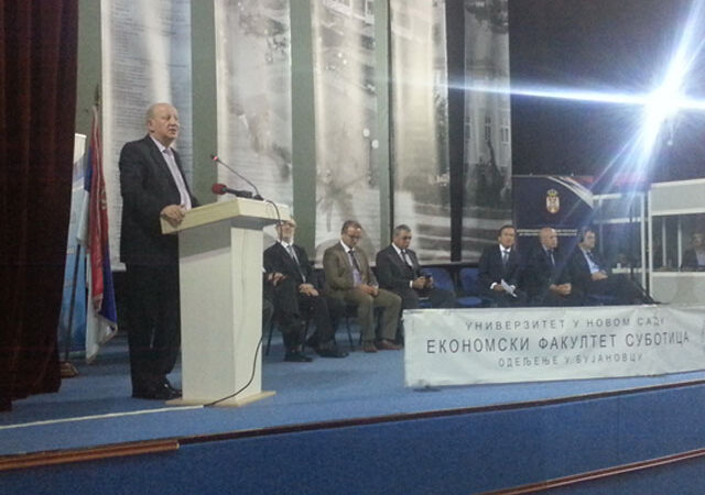 OFFICIAL MARKING OF THE FOURTH YEAR OF OPERATION  OF THE SUBOTICA FACULTY OF ECONOMICS’ DEPARTMENT IN BUJANOVAC