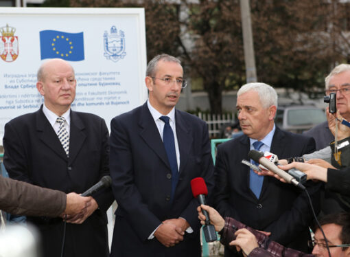 CONSTRUCTION OF THE BUILDING OF THE FACULTY OF ECONOMICS’ DEPARTMENT BEGINS