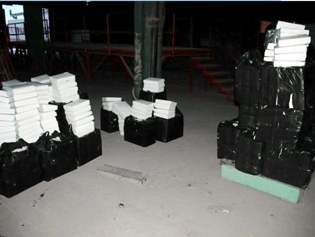 OVER HALF A TON OF CUT TOBACCO SEIZED