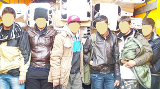 IMMIGRANTS DISCOVERED ON THE TRAIN NEAR PRESEVO