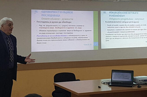 LECTURE ON “SAFETY AND HEALTH AT WORK”HELD