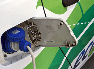 CHARGERS FOR ELECTRIC CARS AT THE TOLL STATION NEAR PRESEVO FROM JULY