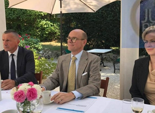 MR. KAMBERI AND MS. SINANI MEET WITH THE NORWEGIAN AMBASSADOR