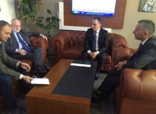 MAYOR KAMBERI IN A MEETING WITH THE BRITISH AMBASSADOR