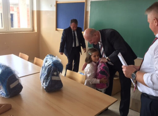 FREE SCHOOL SUPPLIES PROVIDED TO FIRST GRADERS FROM THE MUNICIPALITIES OF PRESEVO, BUJANOVAC AND MEDVEDJA THIS YEAR, TOO