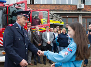 THREE FIRE ENGINES DONATED TO THE DEPARTMENT FOR EMERGENCY SITUATIONS OF THE MINISTRY OF INTERIOR