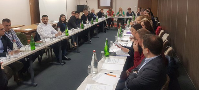 PREDSTAVNICI KOORDINACIONOG TELA, MINISTARSTVA DRŽAVNIH INSTITUCIJA I OEBS NA SASTANKU SA NACIONALNIM SAVETOM ALBANACA