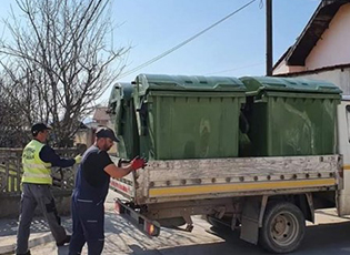 BREZNICA-MUHOVAC ROAD IS BEING REPAIRED AND NEW GARBAGE DISPOSAL CONTAINERS ARE BEING SET UP