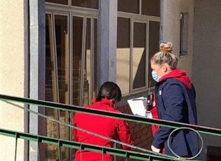 VOLUNTEERS STARTED WORKING, WAITING FOR MASKS AND GLOVES