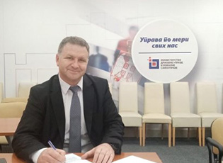 MR. ARSIC SIGNED ANNEX TO THE AGREEMENT ON THE IMPLEMENTATION OF THE PROJECT FOR DIGITALIZATION OF THE MEDVEDJA MUNICIPAL ASSEMBLY