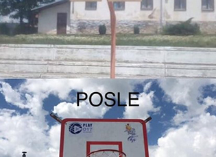YOUTH BASKETBALL CLUB (YBC) “PLAY 017” DONATES BASKETBALL HOOPS TO SERBIAN AND ALBANIAN VILLAGES