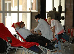 34 UNITS OF BLOOD COLLECTED IN BUJANOVAC