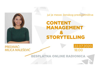 ONLAJN RADIONICA O KREIRANJU NAJBOLJEG SADRŽAJA