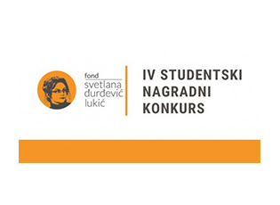 THE 4TH PRIZE COMPETITION OF THE “SVETLANA ĐURĐEVIĆ LUKIĆ FUND” FOR STUDENT PAPERS ON THE TOPIC OF HUMAN SECURITY (DEADLINE: SEPTEMBER 30, 2020)
