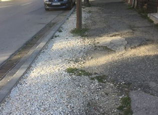 FIXING UP OF THE PAVEMENTS IN THE MAIN BUJANOVAC STREET BEGINS