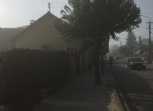 BUJANOVAC IS SUFFOCATED BY THE SMOKE COMING FROM THE GARBAGE DUMP