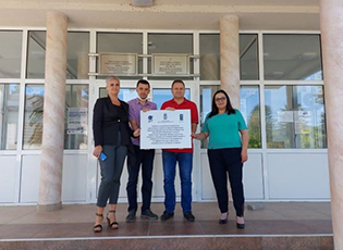 MEDVEDJA PRESENTED A SYMBOLIC GIFT TO UNDP REPRESENTATIVES