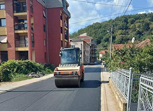 VOJVODE MISICA STREET IN MEDVEDJA HAS BEEN ASPHALTED, ROADS IN GAJTAN ARE BEING FIXED UP