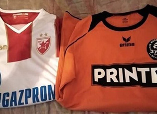 A VILLAGE POET GIVES RED STAR AND ZUFA JERSEYS FOR SICK CHILDREN