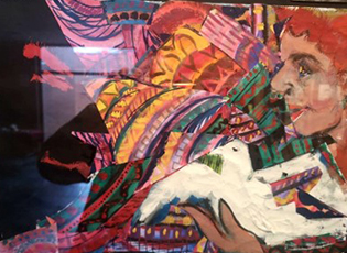 MARIJA FROM BUJANOVAC WON KRAGUJEVAC OVER WITH A PAINTING