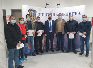 INCENTIVE FUNDS FOR 176 FARMERS IN THE MUNICIPALITY OF MEDVEDJA