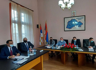 A MEETING ON THE ACTIVITIES FOR FINDING SOLUTIONS IN EMERGENCIES WAS HELD IN JABLANICA DISTRICT