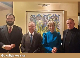 DELEGACIONI I SHQIPTARËVE TEK SHEFI I MISIONIT TË OSBES-Ë NË SËRBI