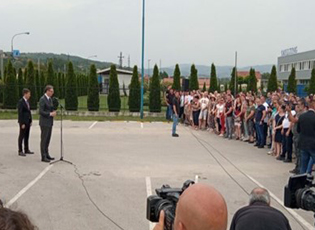 TEKLAS 10.7 MILION EURO PËR HAPJEN E FABRIKËS NË ISH GEOX