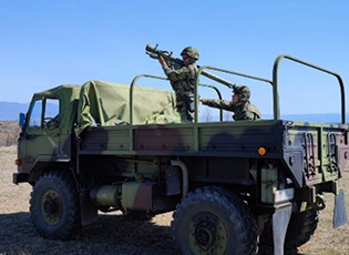 USHTRIA KA USHTRUAR NË CAQE NË GJUAJTJE AJRORE  NË POLIGONIN NË BOROVC