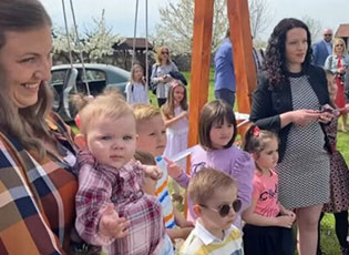 FËMIJËT E BUJANOCIT KANË MARRË NJË KËND TË RI TË LOJRAVE TE KISHA E QYTETIT