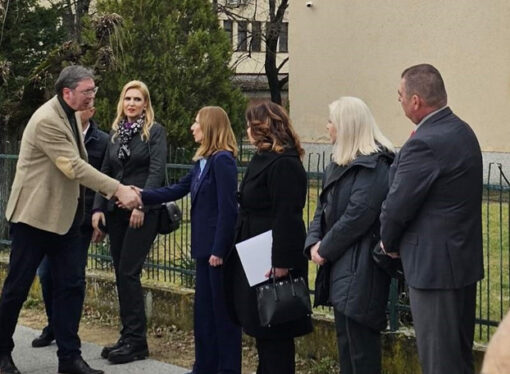 PRESIDENTI I REPUBLIKËS SË SERBISË ALEKSANDAR VUÇIQ VIZITON BUJANOCIN