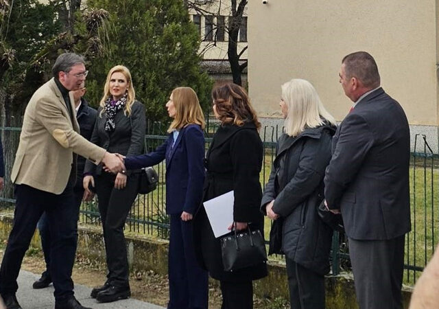 PRESIDENTI I REPUBLIKËS SË SERBISË ALEKSANDAR VUÇIQ VIZITON BUJANOCIN