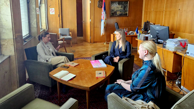 ОДРЖАН САСТАНАК В.Д. ДИРЕКТОРКЕ СЛУЖБЕ КООРДИНАЦИОНОГ ТЕЛА СА ПРЕДСТАВНИЦИМА САВЕТА ЕВРОПЕ