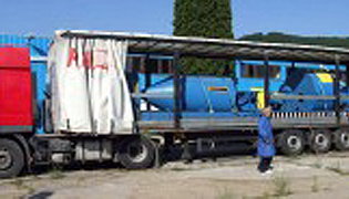 MACHINES FOR FACTORY IN MEDVEDJA ARRIVING