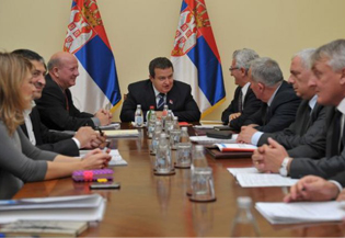 DELEGATION OF ALBANIANS FROM SOUTH SERBIA AT A MEETING WITH PRIME MINISTER DACIC – VIDEO