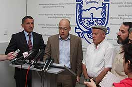 MINISTER MILAN MARKOVIC, PRESIDENT OF THE COORDINATION BODY, MET WITH GALIP BECIRI, PRESIDENT OF THE ALBANIAN NATIONAL COUNCIL