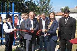SCHOOL SPORTS-GROUND AND SCHOOL KITCHEN OPENED IN THE VILLAGE OF LEVOSOJE, IN THE BUJANOVAC MUNICIPALITY