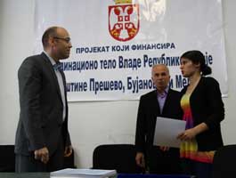 PRESIDENT OF THE COORDINATION BODY VISITS PRESEVO AND BUJANOVAC