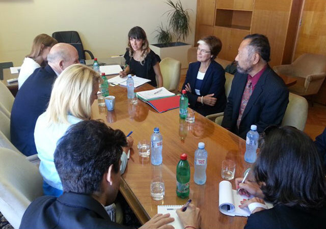 PRESIDENT OF COORDINATION BODY MEETS WITH HIGH COMISSIONER FOR NATIONAL MINORITIES ASTRID THORS
