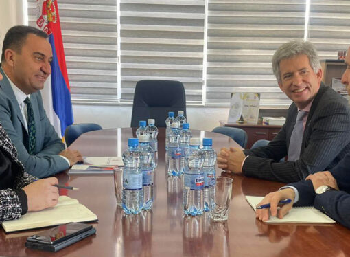 САСТАНАК НЕНАДА МИТРОВИЋА СА Њ.Е. ЕДВАРДОМ ФЕРГУСОНОМ