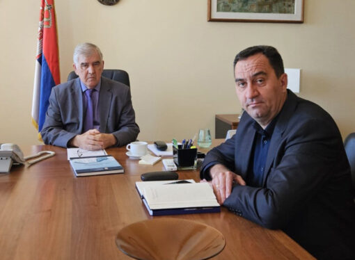 Takimi i ministrit Berisha me ushtruesin e detyrës së drejtorit të shërbimit të Trupit koordinues për komunat Preshevë, Bujanoc dhe Medvegjë