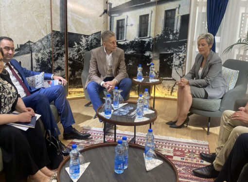 САСТАНАК ПРЕДСЕДНИКА КООРДИНАЦИОНОГ ТЕЛА СА ПРЕДСЕДНИЦОМ ОПШТИНЕ ПРЕШЕВО