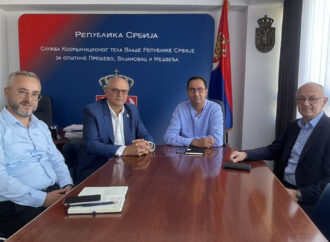 НЕНАД МИТРОВИЋ САСТАО СЕ СА ПРЕДСЕДНИКОМ ПРИВРЕДНЕ КОМОРЕ ЈАБЛАНИЧКОГ И ПЧИЊСКОГ ОКРУГА