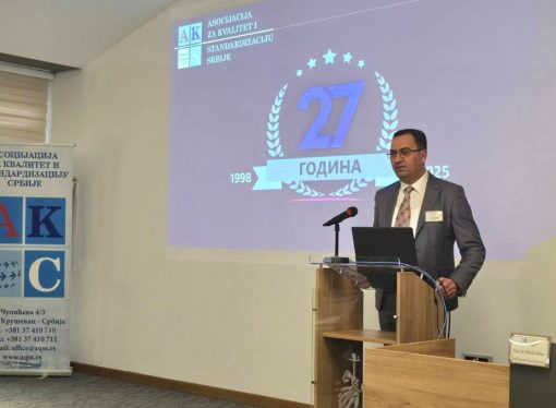 NENAD MITROVIQ NË TAKIMIN E 27-të KOMBËTAR DHE TË 13-të NDËRKOMBËTAR SHKENCOR-PROFESIONAL “SISTEMI I CILËSISË – KUSHT PËR BIZNES TË SUKSESSHËM DHE KONKURRUESHMËRI”